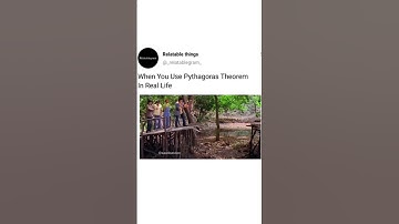 When you use Pythagoras theorem in real life #shorts #youtubeshorts