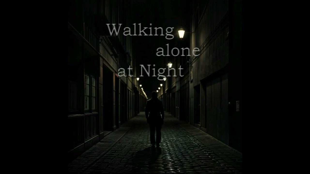 Walking alone at Night
