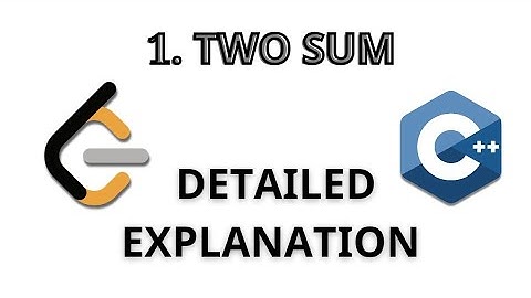 How to solve TWO SUM (LeetCode 1) - C++ Solution | TheCodingPanda | Easy Problem