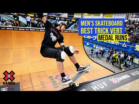 Skateboard Vert Best Trick: TOP 3 | X Games Japan 2023