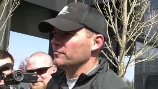 Mark Helfrich recaps Day 1 of spring football practice