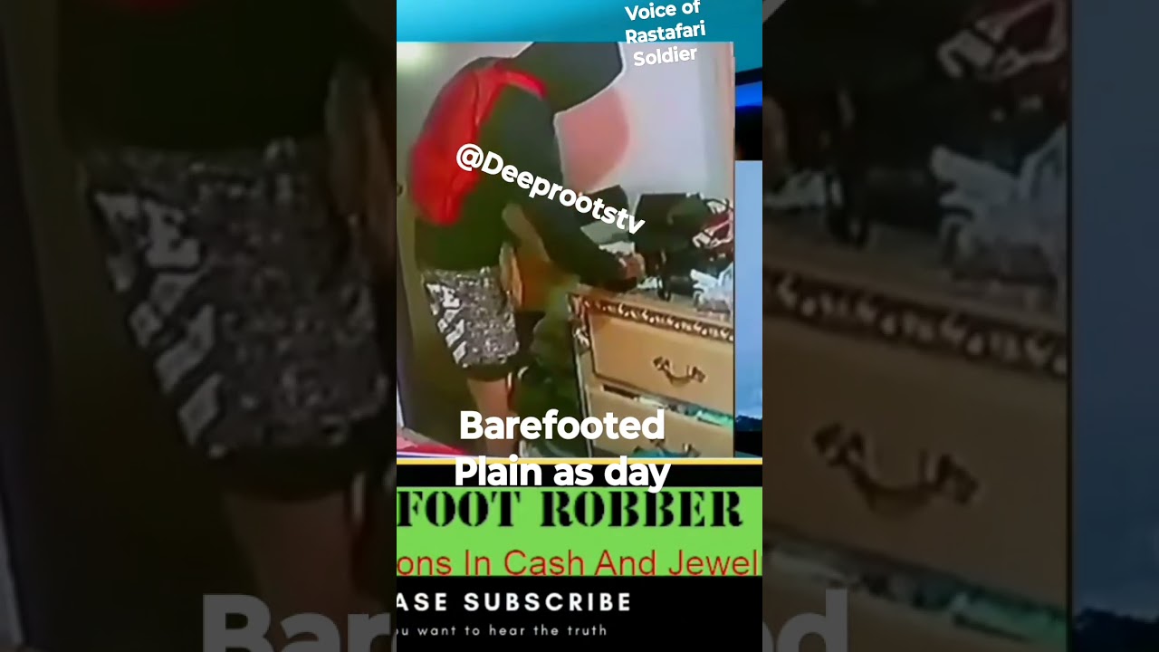 Jamaica News Rastafari Soldier Reaction Barefooted robber 