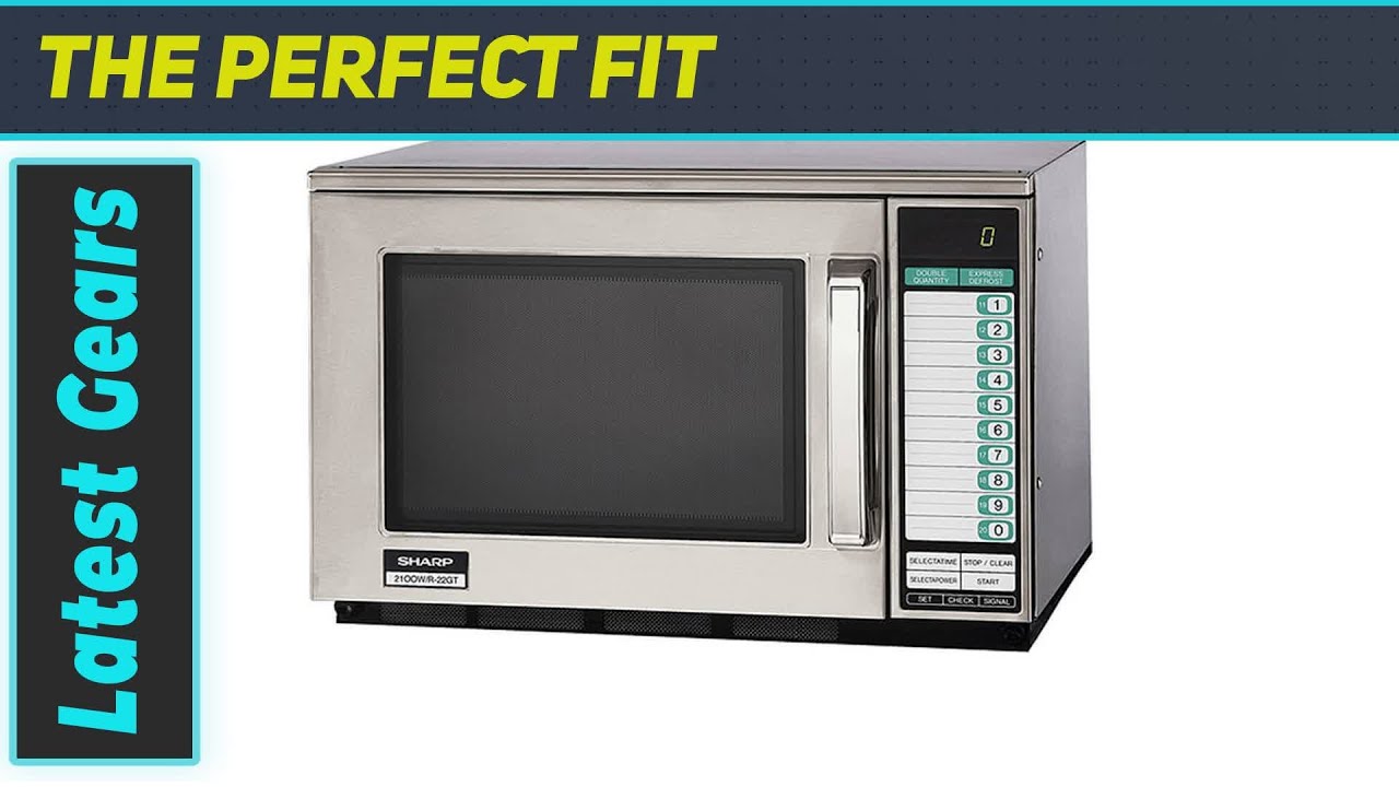 Sharp R-22GT Heavy-Duty 1200W Commercial Microwave: Unlocking Efficiency in Your Kitchen