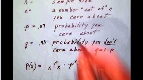 D 007 Binomial problems basic Part 1