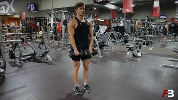 Dumbbell Alternating Upright Rows