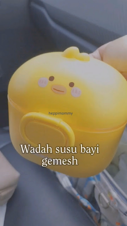 Wadah susu bayi gemesh #bayi #baby #momhacks #travelling #newborn #newmom #susu #cute  #racunshopee