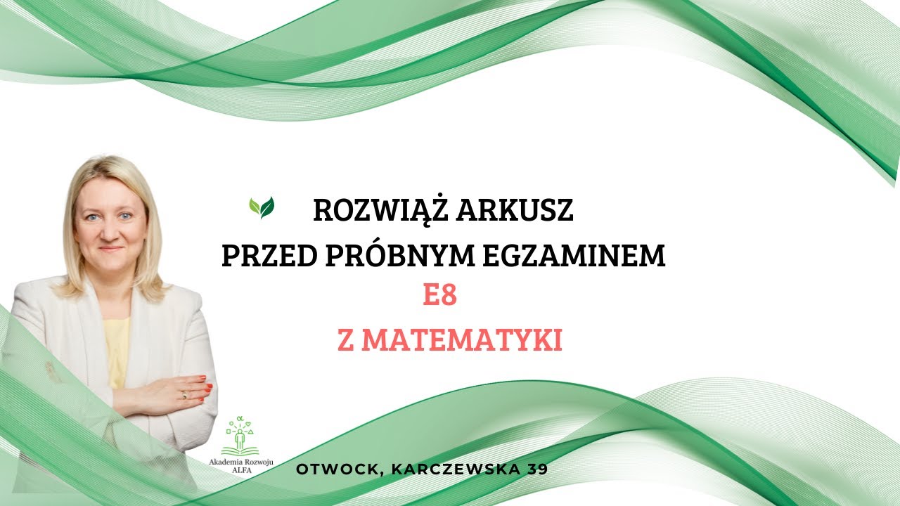 🔥 PRÓBNY EGZAMIN ÓSMOKLASISTY Z MATEMATYKI 2026 – zdaj na100% 💥