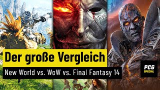 New World vs. WoW vs. Final Fantasy 14 | Wie gut schlägt sich das Amazon-MMO