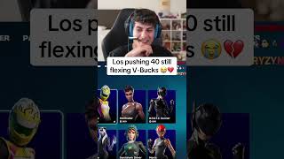 Los pushing 40 still flexing V-Bucks 😭💔 #lospollostv