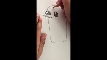 how to draw gunter from adventure time (cartoon network)