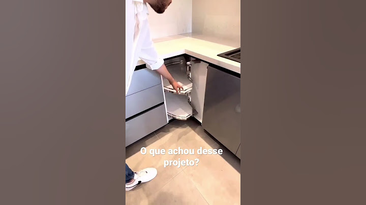 Projeto de armário planejado para cozinha