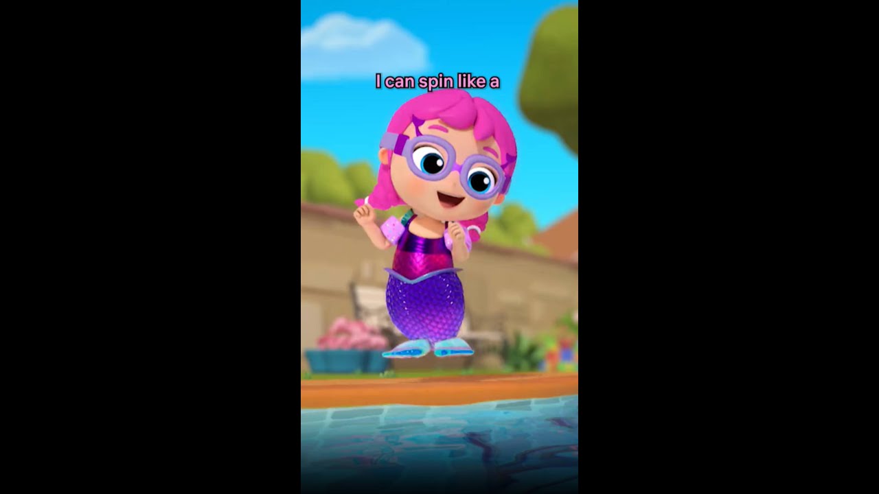 Swim like a mermaid! 🧜‍♀️ Little Angel is now playing on Netflix!