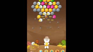 LINE Bubble2-關卡24 收集胡蘿蔔
