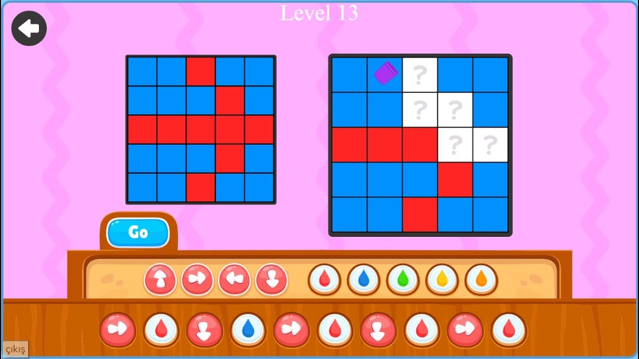 Kidlo Coding Diziler Kareleri Boya ( Paint The Squares ) YouTube