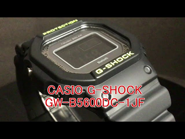 CASIO G-SHOCK GW-B5600DC-1JF Black and Yellow Series - YouTube