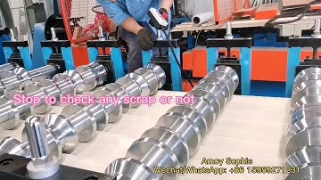 How to adjust roof sheet roll forming machine?
