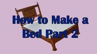 DIY Modern how to make a modern queen bed