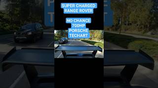 Super Charged Range Rover Has NO CHANCE Against 700HP Porsche TECHART 😳🔥