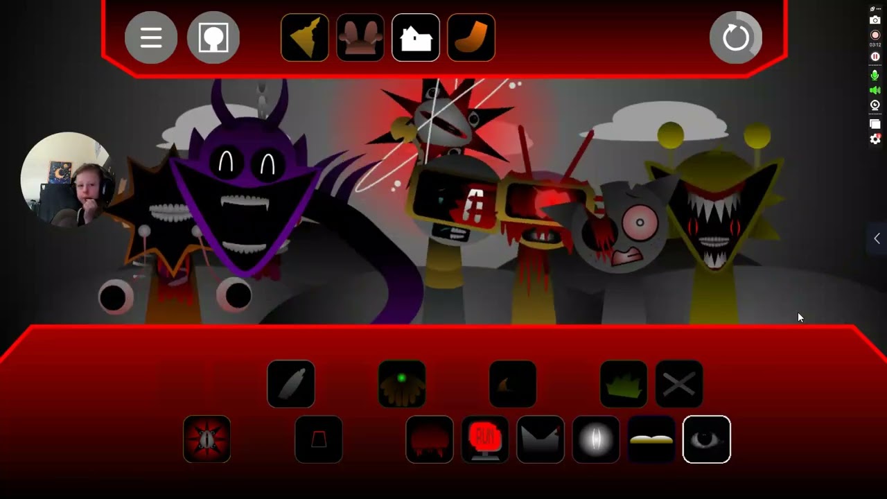 Playing Sprunki Phase 5: The Blackened Killer. ( THIS WAS DIFFERENT.)