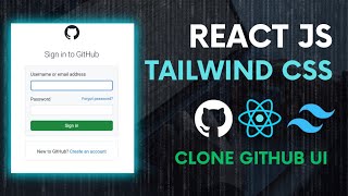 Building github Signin page using Tailwind CSS #tailwindcss #tailwind