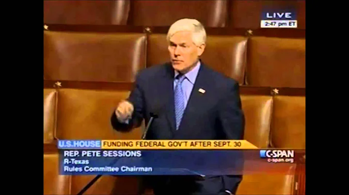 Congressman Sessions' Remarks on Defunding ObamaCare