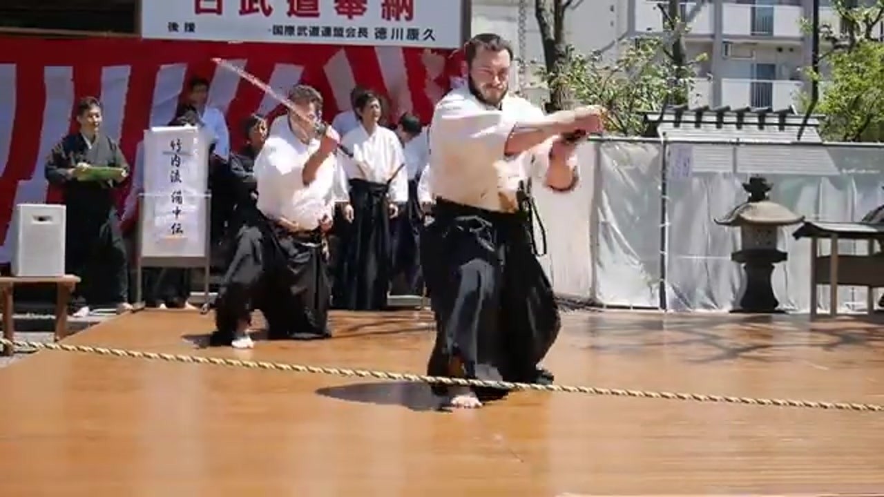 Takenouchi-ryū, Kameido Katori Jinja 2016 (5)