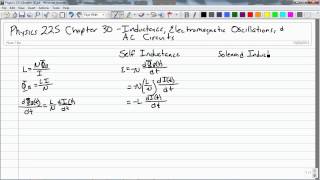 1503 Chapter 30 Inductance, Electromagnetic Oscillations, and AC Circuits Self Inductance