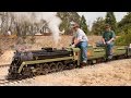 Firing up and running the canadian national 6060 482 live steam locomotive