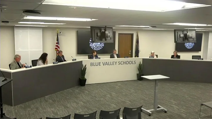 Blue Valley Board of Education Meeting 9-12-22