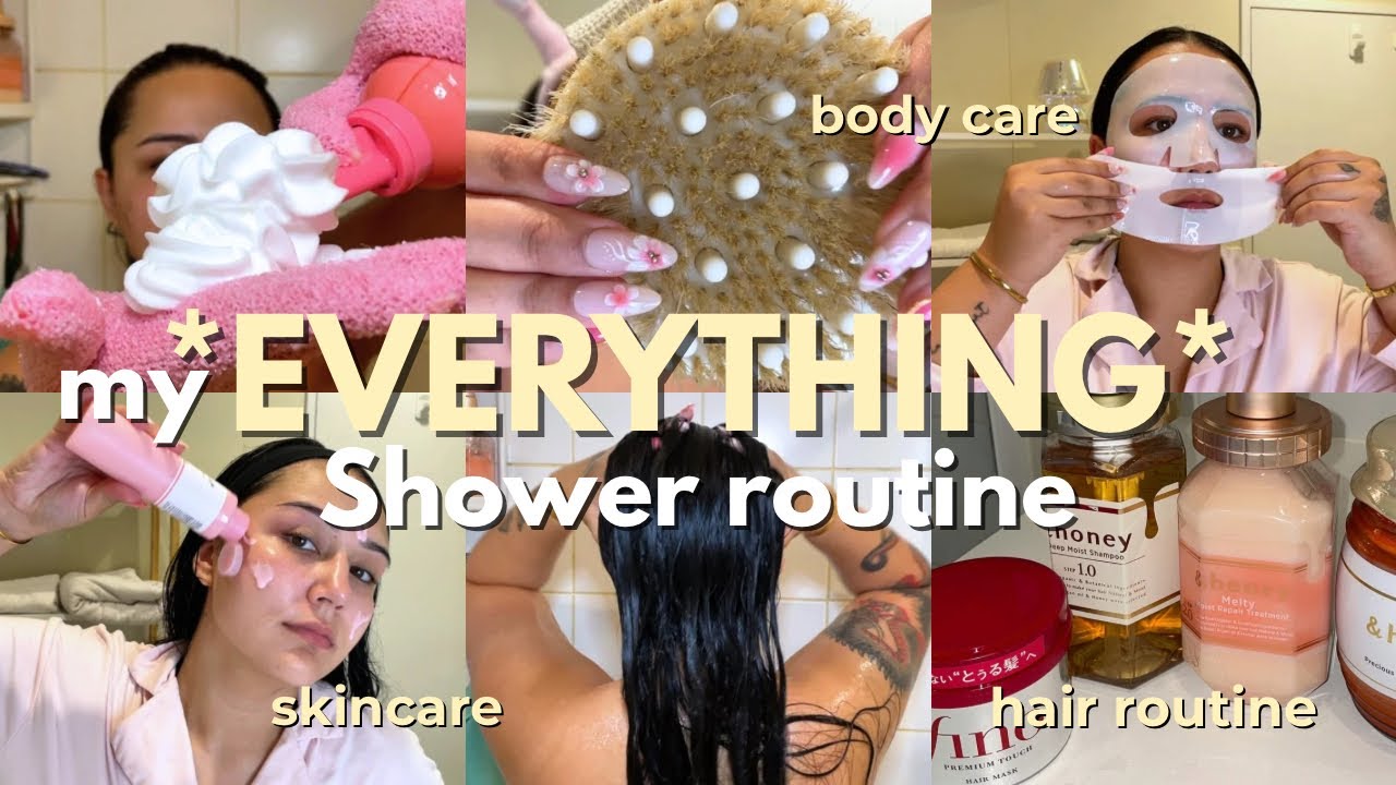 my *ULTIMATE* shower & pamper routine | hair, skin & body care - YouTube