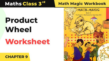 Product Wheel - How Many Times Worksheet | Class 3 Maths Chapter 9 | 2024-25