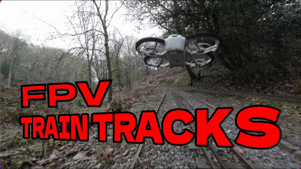 Train tracks abandoned and miniature fpv tour. Watch out for the Dji ...