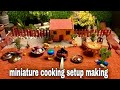 How to Make a Miniature Cooking Setup | Village Style | Tiny Cooking Setup Making 