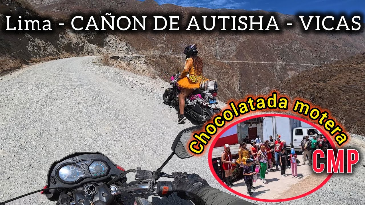 🔥RUTA al Cañón AUTISHA y Vicas - CHOCOLATADA de la  Comunidad Motera del Perú 🛵