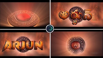 Cinematic Title Name Art Video editing in Alight motion Instagram trending rs guruji