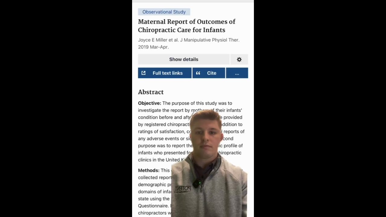 Pediatric Chiropractic Research | Tylor the Chiropractor | Columbus, OH