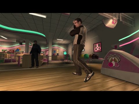 Niko & Roman Bellic plays Bowling the sequel: 223 pts (PB) Grand Theft Auto IV (PC)