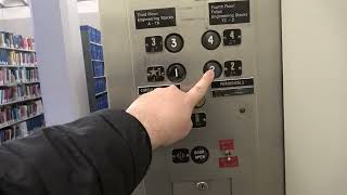 INCREDIBLE VINTAGE Westinghouse BLACK AE Traction Elevators at UW Engineering Library in Seattle, WA