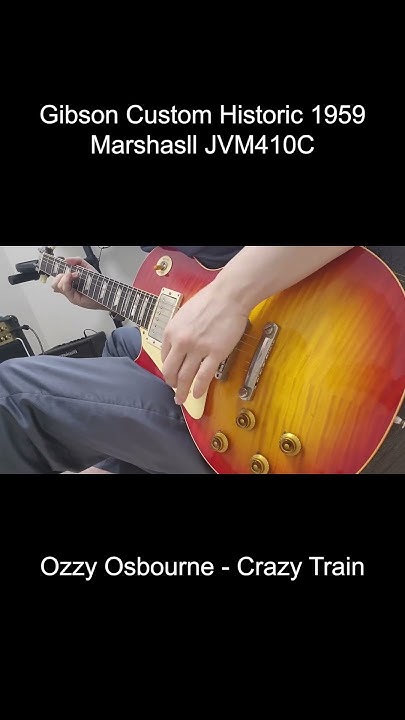 ozzy osbourne crazy train guitar cover