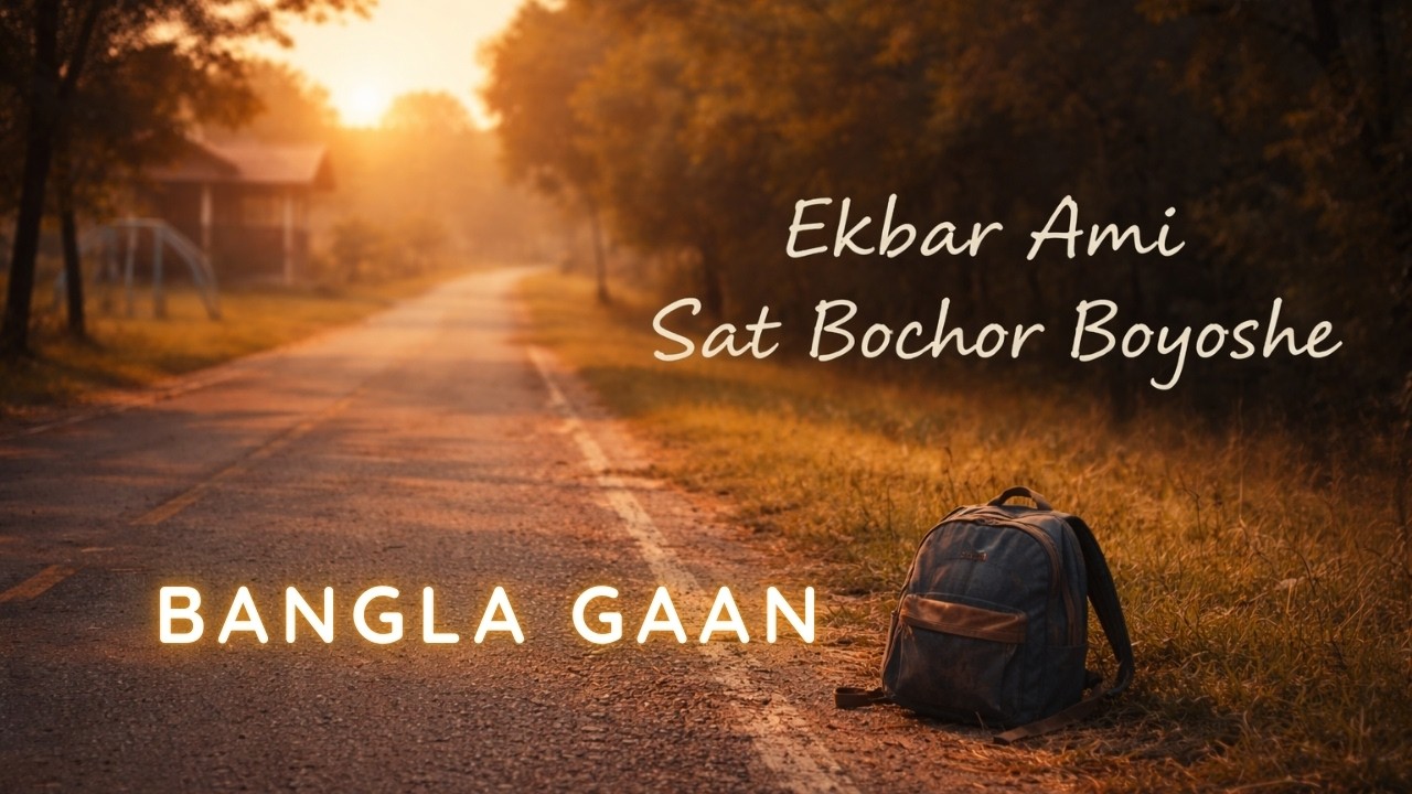 Ekbar Ami Sat Bochor Boyoshe | Bangla Gaan