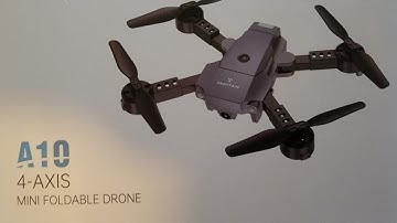 SNAPTAIN A10 4-AXIS MINI FOLDABLE DRONE #snaptain #snaptaindrone #minidrone #dronevideo #unboxing