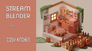 Создаем Уютную Кухню в #Blender: Вторая часть!