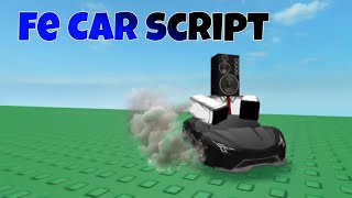Fe Car script | Arceus X | Roblox