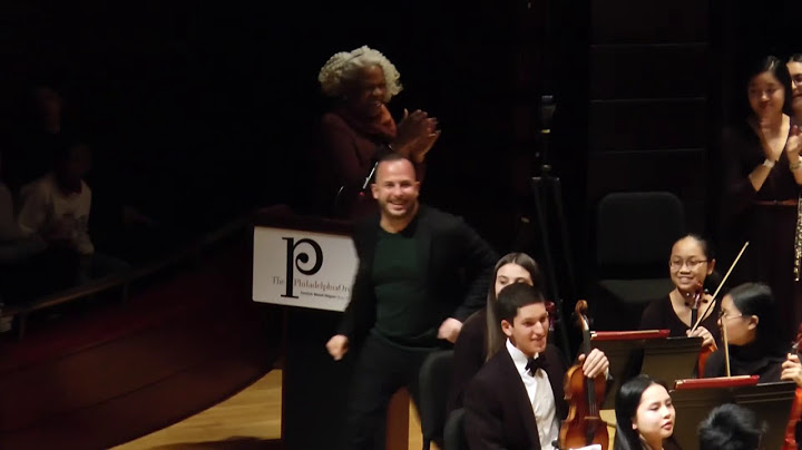 Philadelphia’s All-City High School Band surprises Yannick Nézet-Séguin on his birthday!