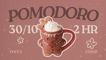 𝒸𝒽𝓇𝒾𝓈𝓉𝓂𝒶𝓈 𝓁𝒶𝓉𝓉𝑒 🎄 𝟹𝟶/𝟷𝟶 𝟹 𝚂𝙴𝚃𝚂 𝟸𝙷𝚁 | pomodoro focus timer | cozy jazz | study with me