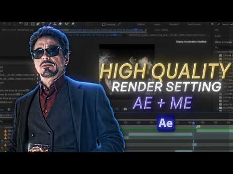 Render Your Edits With These Best Quality Setting | After Effects & Media Encoder Tutorial