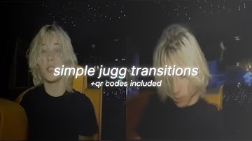 simple jugg transition ideas + videostar qr codes included