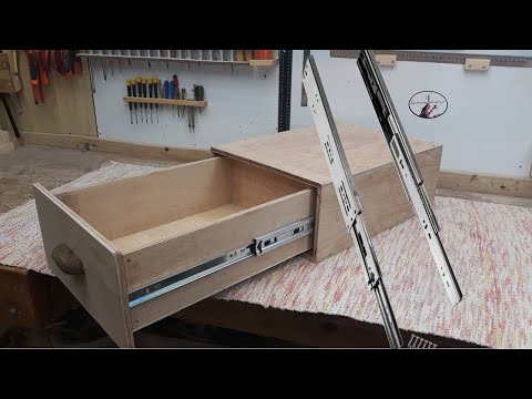 Assembling the drawer rails / Detailed Explanation / How to build drawers / Çekmece yapımı/ DIY