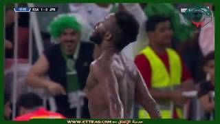 هدف  السعودية  الاول على اليابان -  إياب  | تصفيات كأس العالم 2018