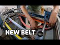 How to Replace the Infeed Belt on MBO T49 Right Angle Buckle Folder